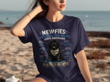 Funny Newfie Dog Anatomy Tee thumbnail 2