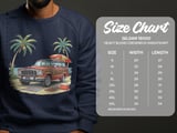 Grand Wagoneer T-Shirt, Beach Car Tee, Vintage Car Shirt, Classic SUV Tee, Summer Vibes, Palm Trees, Beach Scene, Automotive Gift thumbnail 3
