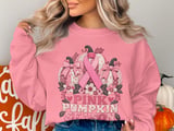 Pink Pumpkin Season Faux Patchwork Tee thumbnail 19