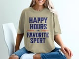 Happy Hours Is My Favorite Sport Tee thumbnail 4