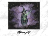 Witch Tumbler Wrap Digital | Seamless 20oz Skinny Tumbler Design | Celestial Witch Potion PNG | Spooky Halloween Magic Digital Download thumbnail 4