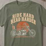 Ride Hard Read Harder Tee thumbnail 4