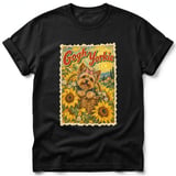 Gogh Yorkie ~ Comfort Colors Premium Tee thumbnail 1