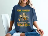 Pickleball Comfort Colors Shirt, Some Grandpas Take Naps Real Grandpas Play Pickleball, Vintage Graphic Tee thumbnail 4