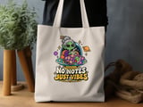 No Notes Just Vibes Tote Bag thumbnail 3