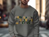 Male Teacher Sweatshirt, Retro Teach Shirt for Men, Faux Stitched Varsity Teacher Hoodie, Back to School Teacher Appreciation Gift for Him thumbnail 5