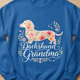 Floral Dachshund Grandma Tee thumbnail 7