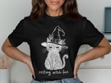 Resting Witch Face Cat Tee thumbnail 7