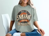 Funny Mike Thing T-Shirt, Personalized Name Gift, Custom Mike Shirt, Retro Style Mike Tee, Humorous Mike Gift for Men thumbnail 3