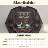Dino Santa Meteor Holiday Sweatshirt thumbnail 10