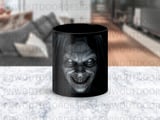 Horror Demon Mug Wrap, Scary Face Sublimation Design, Spooky Ghost Mug PNG, 11oz 15oz Evil Monster Digital File thumbnail 4