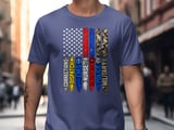 First Responder American Flag Tee thumbnail 6