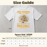 Pickleball Sport-Tek Performance Tee, Some Grandpas Take Naps Real Grandpas Play Pickleball (Then Take A Nap), Court Apparel thumbnail 12