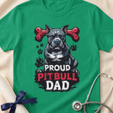Proud Pitbull Dad Tee | Pit Bull Dad Shirt | Pittie Dad Gift | Dog Dad Shirt thumbnail 9