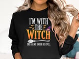 I'm With The Witch Tee thumbnail 14