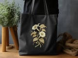 Vintage Moonflower Botanical Tote Bag thumbnail 1
