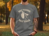 Male Teacher Coach Shirt, Half Teacher Half Coach Sweatshirt, PE Teacher Gift for Him, Retro Coach Hoodie, High School Athletic Teacher thumbnail 12
