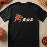 Retro Pumpkin Chasing Ghosts Tee thumbnail 6