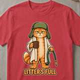 Litter's Full Cat Parody T-Shirt thumbnail 4
