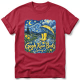 Gogh Rain Boots ~ Comfort Colors Premium Tee thumbnail 2
