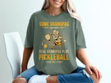 Pickleball Comfort Colors Shirt, Some Grandpas Take Naps Real Grandpas Play Pickleball, Vintage Graphic Tee thumbnail 6