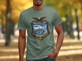 United States Navy T-Shirt | Patriotic Military Crest Tee for Veterans & Active Duty | American Naval Forces Gift thumbnail 4
