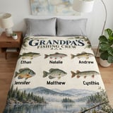 Grandpa's Fishing Crew Blanket thumbnail 3