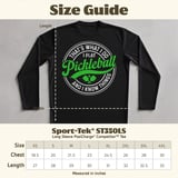 Pickleball Sport-Tek Long Sleeve Tee, That's What I Do I Play Pickleball And I Know Things, Sun Shield Shirt thumbnail 12