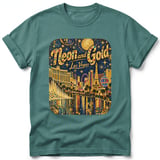 Neon and Gold ~ Comfort Colors Premium Tee thumbnail 8