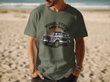 Wood Steel Soul T-Shirt, Grand Wagoneer Tee, Jeep SUV Shirt, Car Enthusiast Gift, Automotive Apparel, Classic Car Clothing thumbnail 3