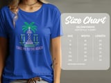 Take Me To The Beach T-Shirt, Palm Tree Vacation Tee, Summer Coastal Graphic Shirt, Tropical Aesthetic Gift thumbnail 10