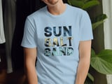 Sun Salt Sand T-Shirt|Tropical Beach Graphic Vacation Tee|Summer Vibes Palm Print Apparel|Road Trip Shirt Gift|Retro  Cruise  Holiday Top thumbnail 7