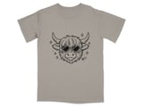 Heart Eyes Highland Cow Graphic T-Shirt thumbnail 7