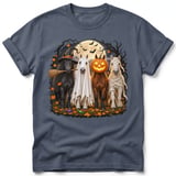 Halloween Horses Costume Party Tee thumbnail 4