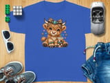 Cute Highland Cow Coffee Tee thumbnail 4