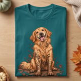 Muddy Golden Retriever Worth It Tee thumbnail 1