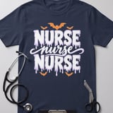 Spooky Nurse Nurse Nurse Tee thumbnail 4