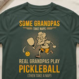 Pickleball Sport-Tek Performance Tee, Some Grandpas Take Naps Real Grandpas Play Pickleball (Then Take A Nap), Court Apparel thumbnail 5
