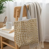 Chic Crocodile Print Tote Bag & Phone Case - Faux Alligator Texture Accessory for Fashion Lovers, Trendy Gift thumbnail 3