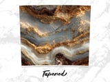 20 oz Skinny Tumbler Wrap, Gold Agate, Sublimation Design, Straight and Tapered, png, Marble Texture, Glitter Tumbler, Digital Download thumbnail 4