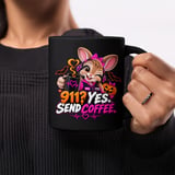 911 Yes Send Coffee Mug thumbnail 1