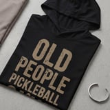 Pickleball Sport-Tek Performance Hood, Old People Pickleball Club, Lightweight Hoodie thumbnail 7