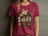 Kickoff Ready Football Cat Tee thumbnail 3