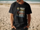 Pray Work Rest Tee thumbnail 2