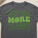 Pickleball Sport-Tek Performance Tee, Just One More Game, Court Apparel thumbnail 8