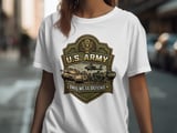 US Army This We'll Defend T-Shirt, Patriotic Military Veteran Gift for Him, Army Strong Graphic Tee, Armed Forces Supporter Top thumbnail 5