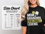 Pickleball Comfort Colors Shirt, Mom Grandma Pickleball Legend, Vintage Graphic Tee thumbnail 14