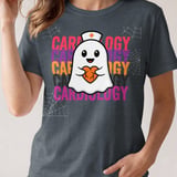 Cardiology Ghost Nurse Tee thumbnail 5