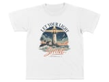 Let Your Light Shine Lighthouse Youth T-Shirt, Christian Matthew 5:16 Verse Top, Inspirational Faith Coastal Graphic Tee, Spiritual Gift thumbnail 3