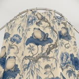 Whimsical Blue Lotus Frog Pond Shower Curtain thumbnail 6